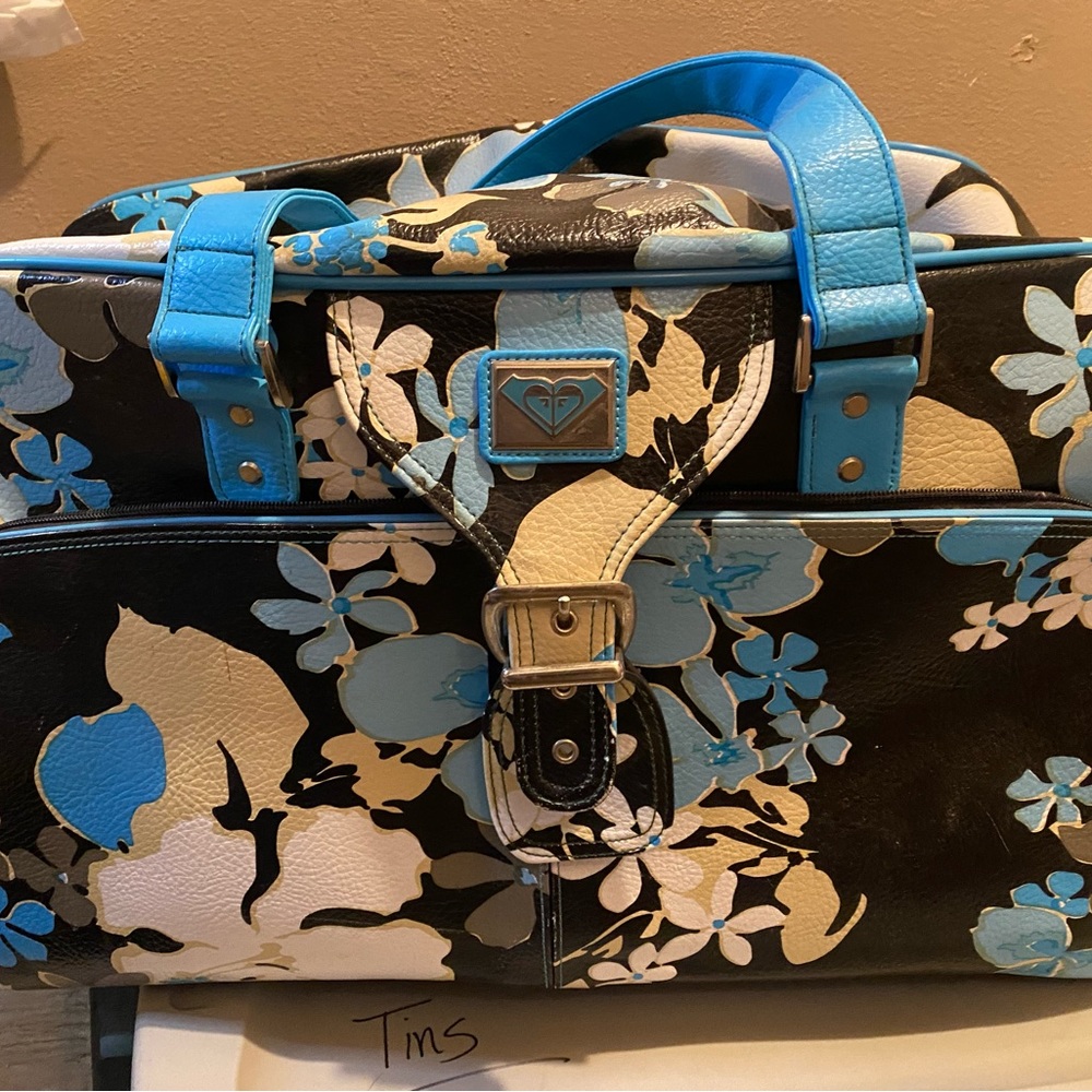 Roxy Floral Rolling Duffel Bag